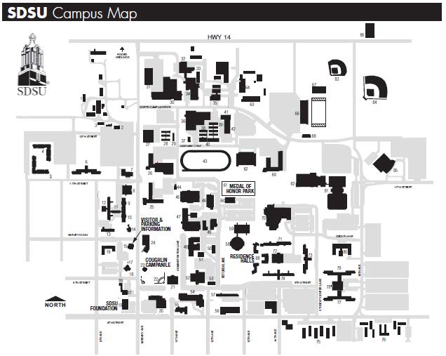 Campus Map - South Dakota State University - Acalog ACMS™