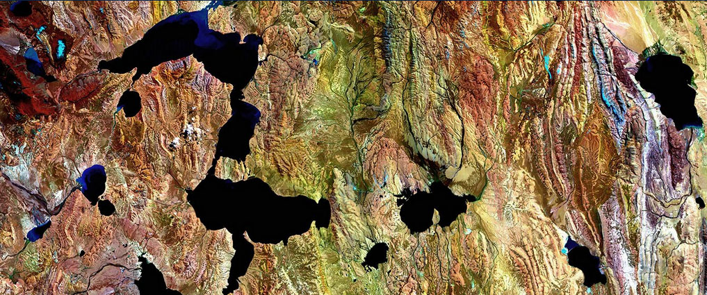 Roof of the World form Landsat imagery courtesy of NASA Goddard Space Flight Center and U.S. Geological Survey