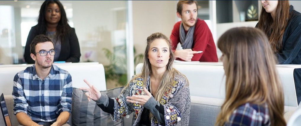 View of a meeting.